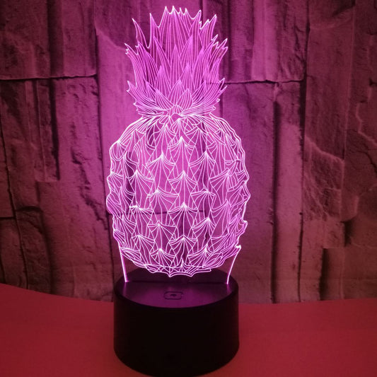 Ananasowa lampa nocna LED